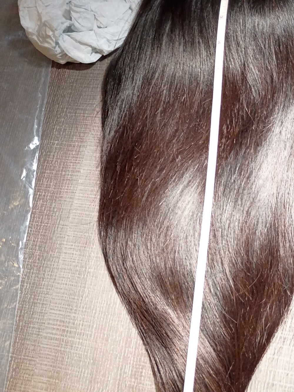Natural Dark Brown Straight Human Hair Extension - Dark Brown